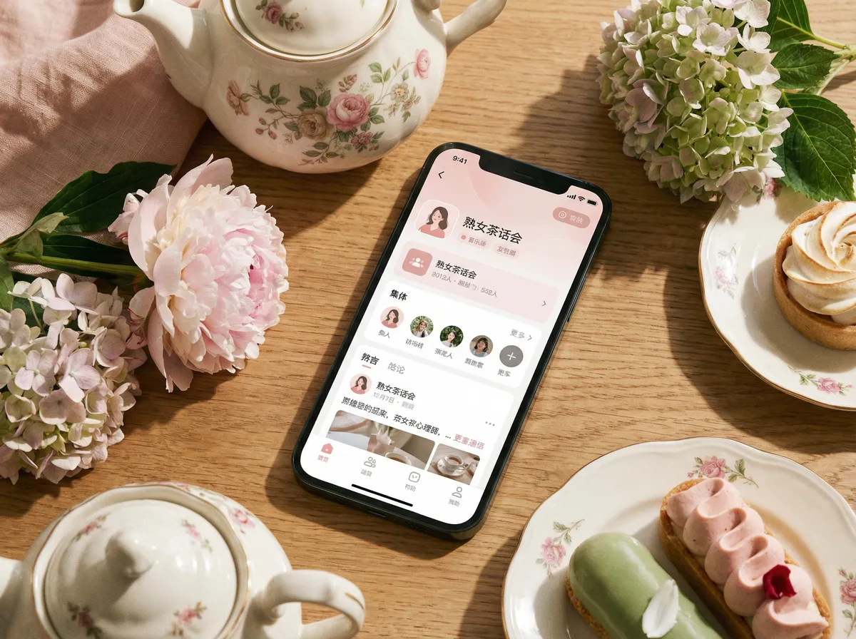 人妻 手机应用界面展示